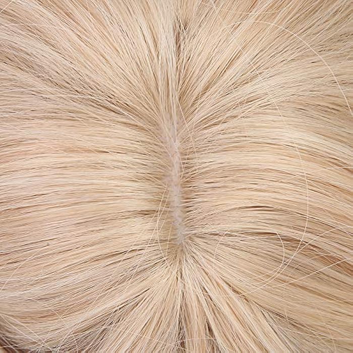 DILLARDS Long Wavy Wigs Curly Wig With Bangs Women Gold Super Long Curly Wig High Temperature Fiber Cosplay Party Stylish Synthetic Wigs Used For Daily Weddings Parties Cosplay 71Cm - Image 4